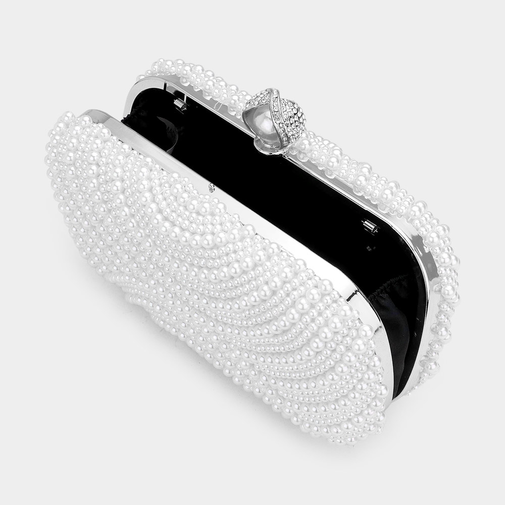 Pearl Evening Clutch / Crossbody Bag