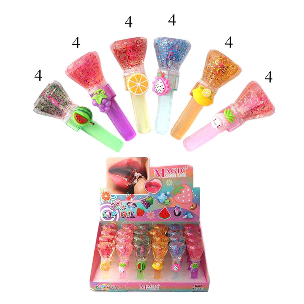 24PCS Fruits Lip Oils