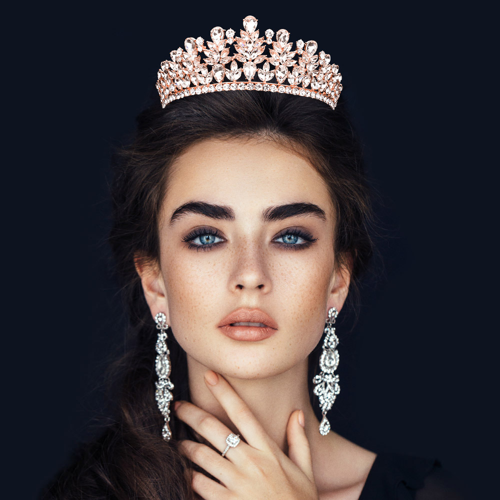 Multi Stone Cluster Princess Tiara