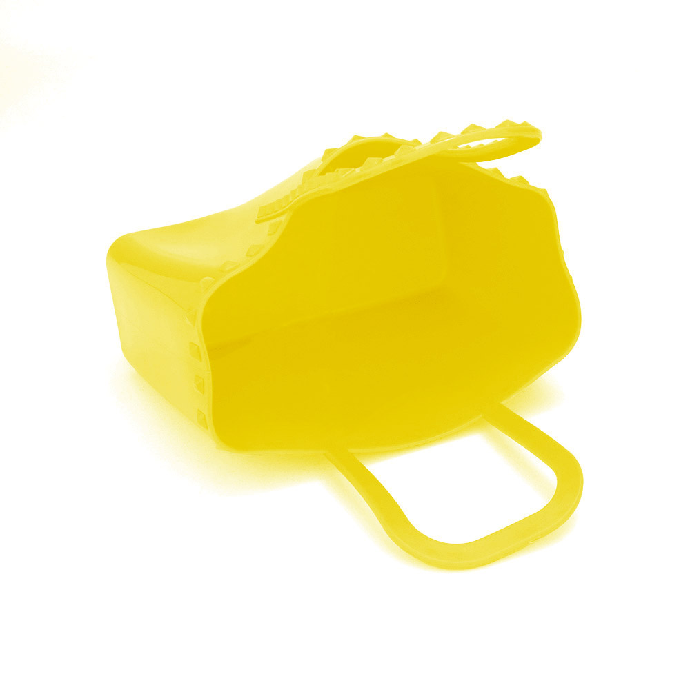 Studded Solid Jelly Tote Bag