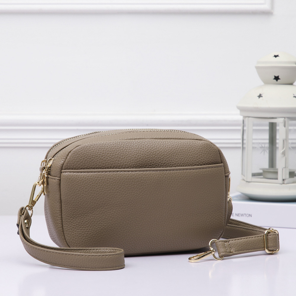 Pebbled Faux Leather Crossbody Bag