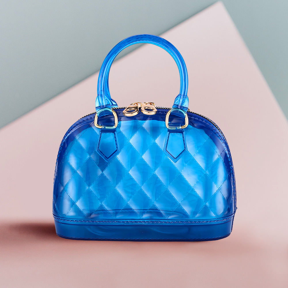 Solid Jelly Mini Tote / Crossbody Bag