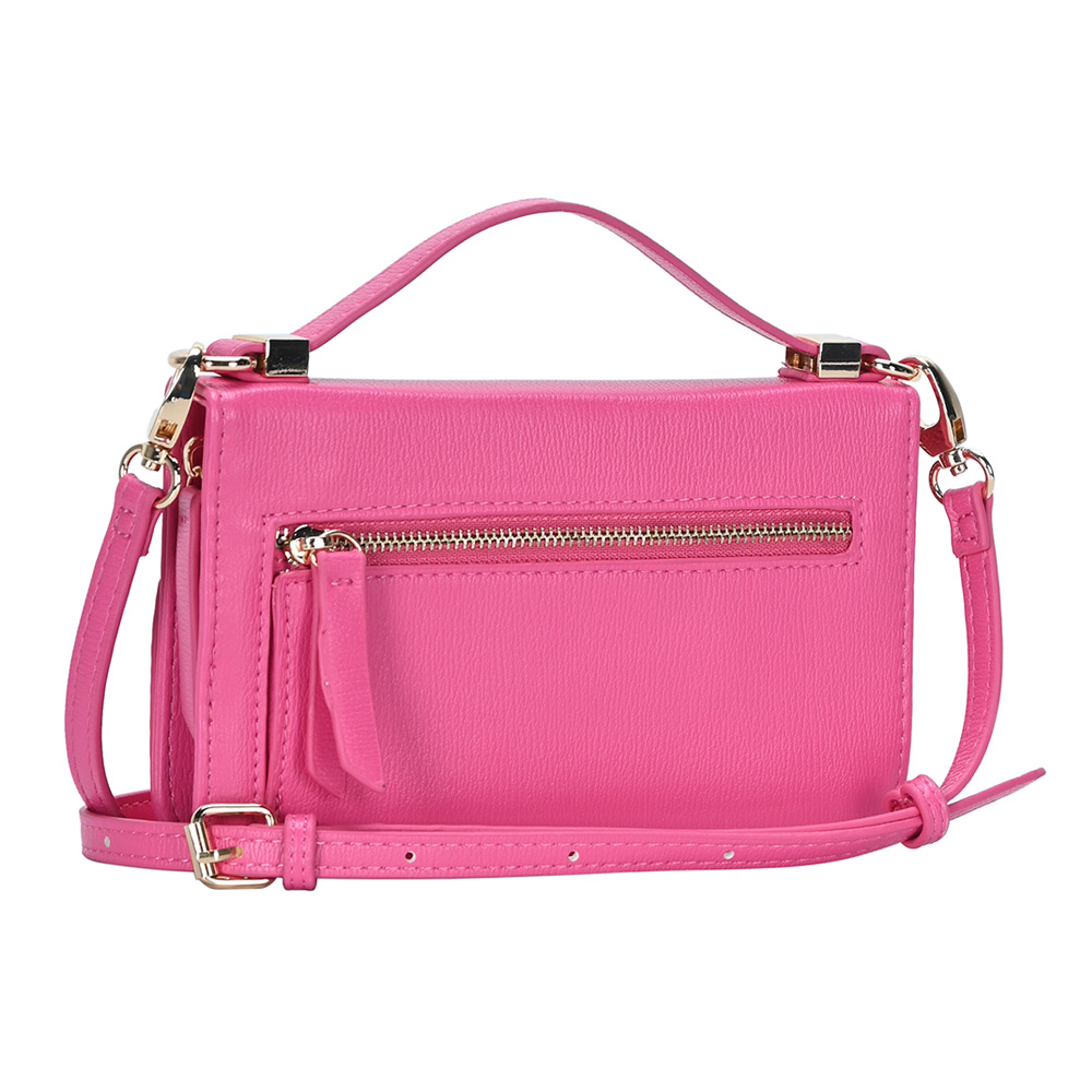 Solid Rectangle Tote / Crossbody Bag