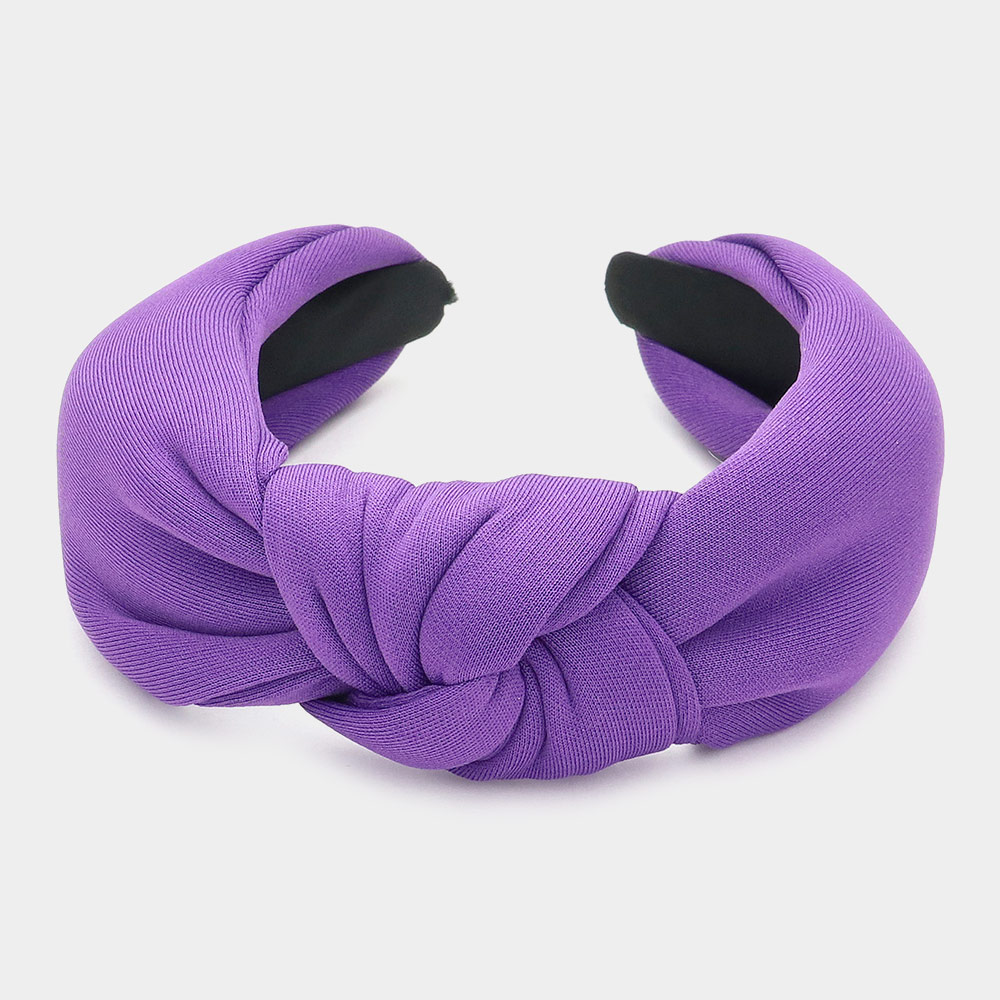 Solid Knot Burnout Headband
