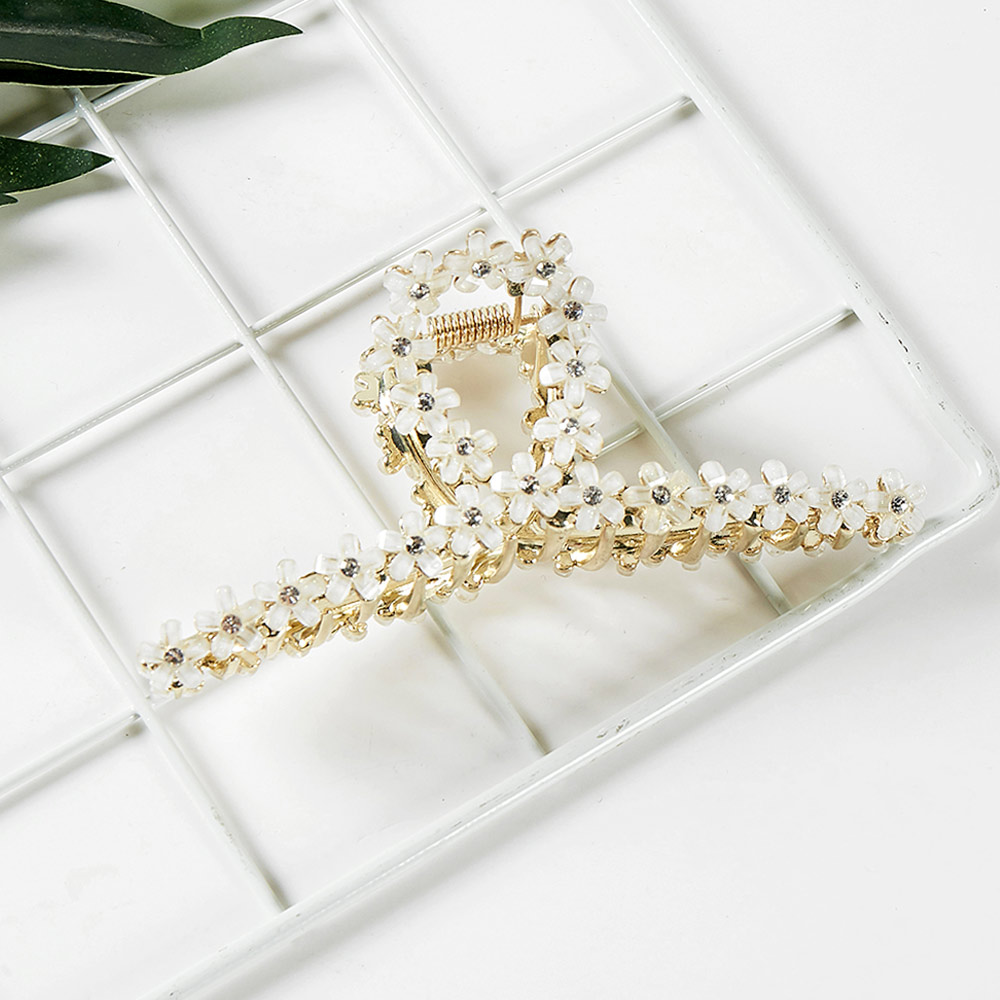 Flower Cluster Hair Claw Clip