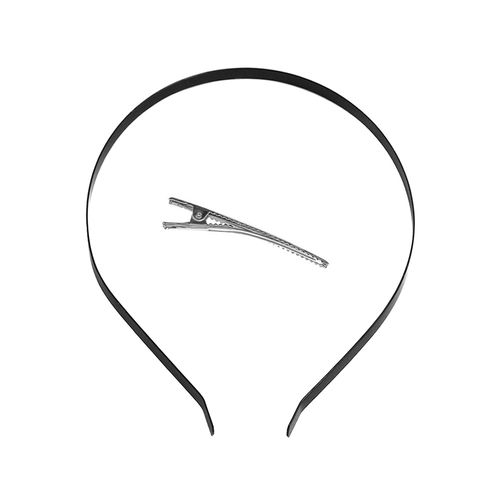 Feather Mesh Flower Fascinator / Headband