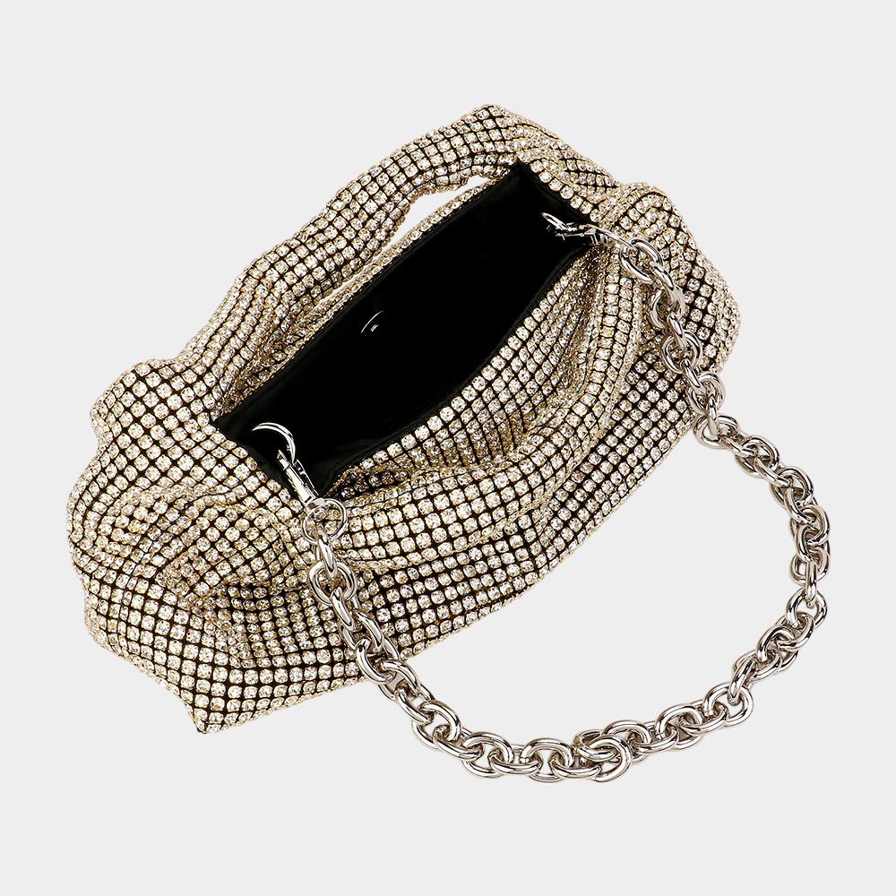 Bling Rhinestone Studded Handbag / Crossbody Bag