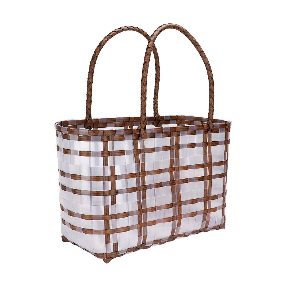 Basket Weave Tote Bag / Shoulder Bag