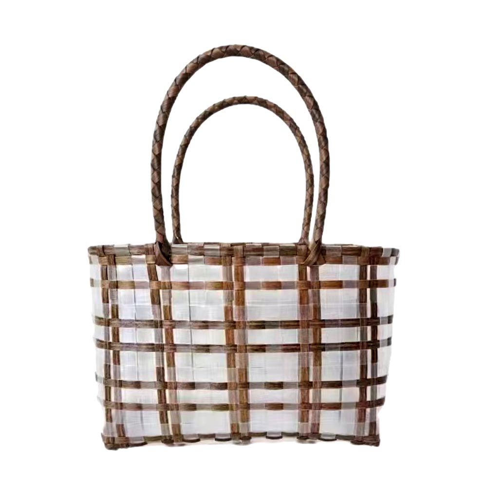Basket Weave Tote Bag / Shoulder Bag