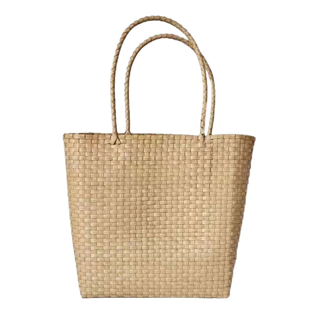 Basket Weave Tote Bag / Shoulder Bag