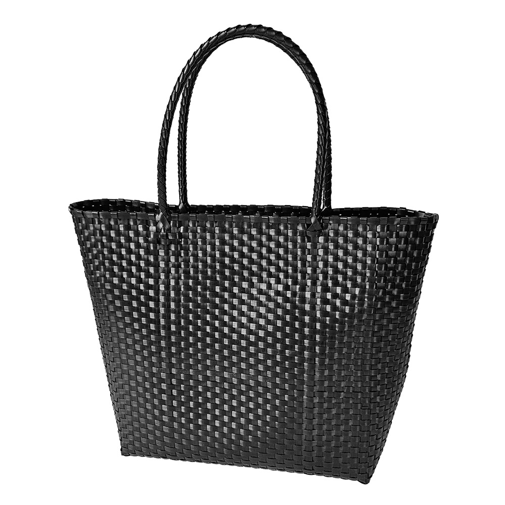 Basket Weave Tote Bag / Shoulder Bag