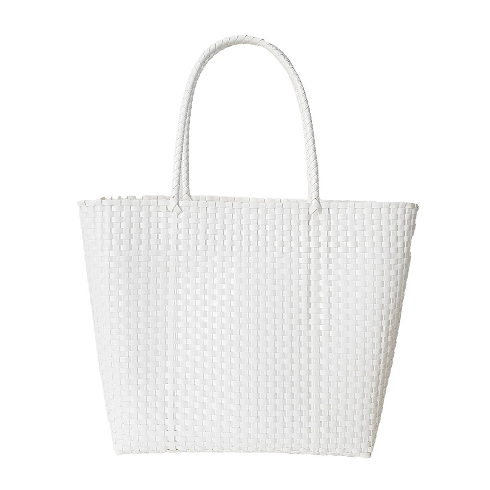 Basket Weave Tote Bag / Shoulder Bag