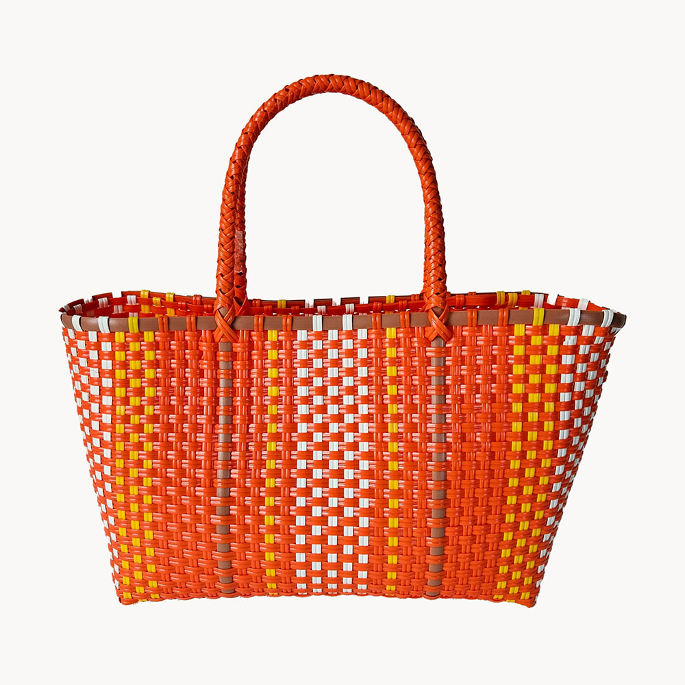 Basket Weave Tote Bag / Shoulder Bag