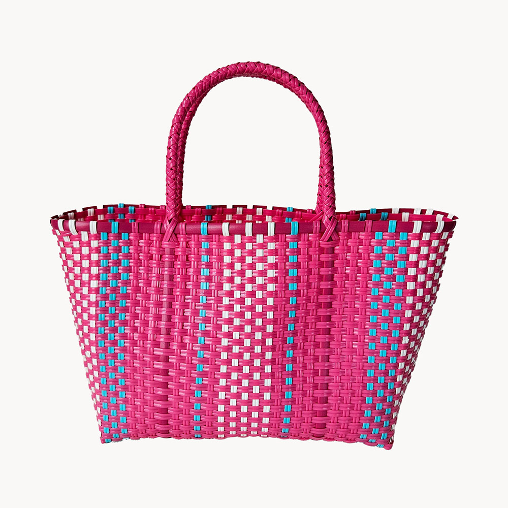 Basket Weave Tote Bag / Shoulder Bag
