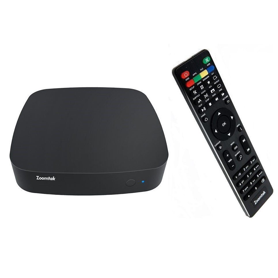 Zoomtak K3 64 bit Quad Core 4K Smart TV Box, 1Gb RAM 8Gb ROM, Android 7