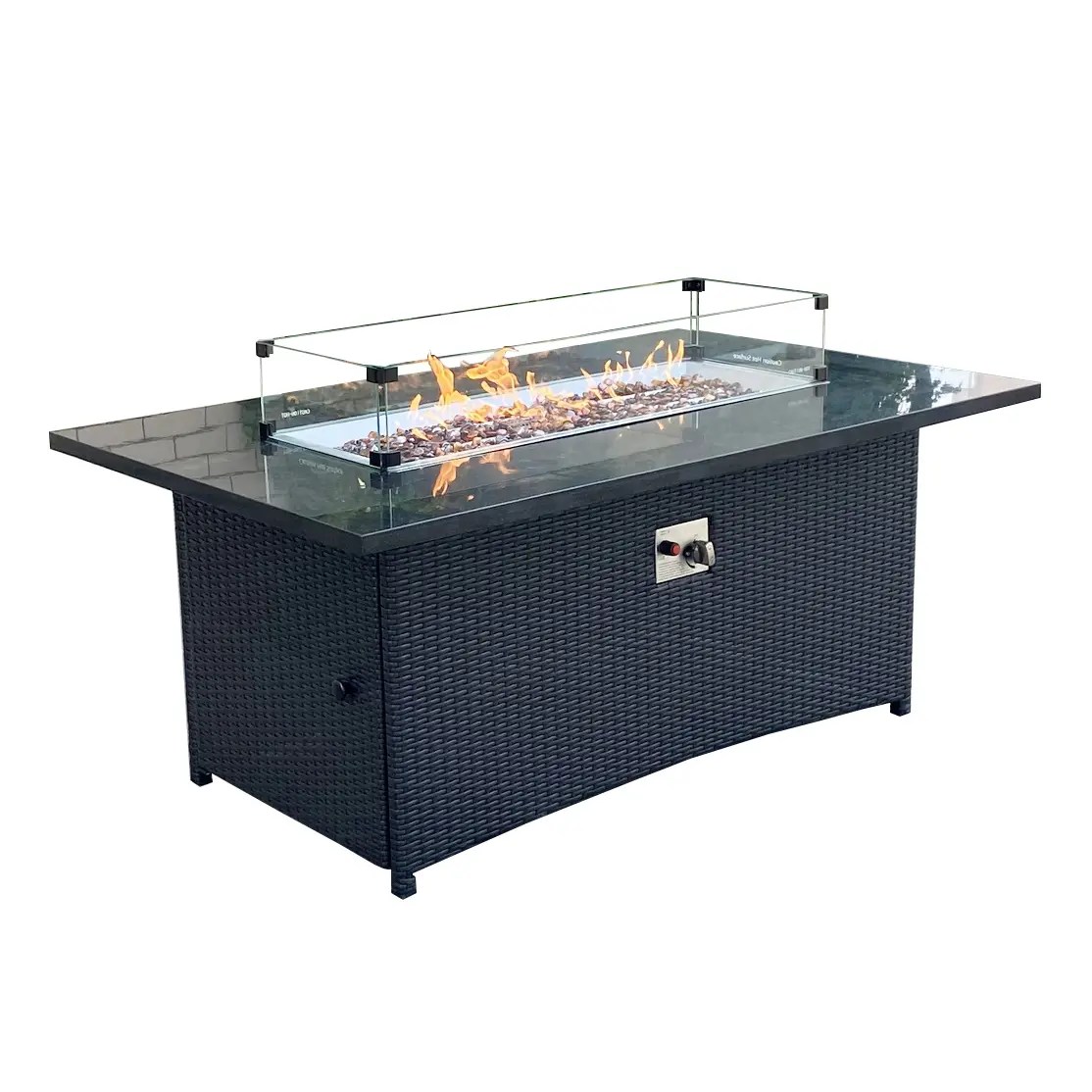 Outdoor Dining Table With Fire Pit In Middle Wonderfires