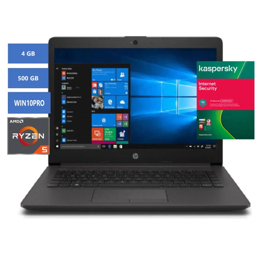 HP PORTATIL 245 G7 AMD RYZEN 53500U 4GB 1TB WIN10PRO
