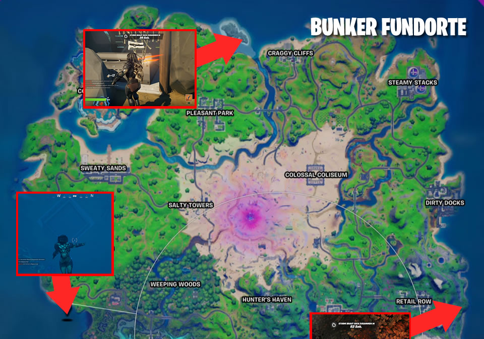 Fortnite Die Black Box des abgestürzten Flugzeugs finden