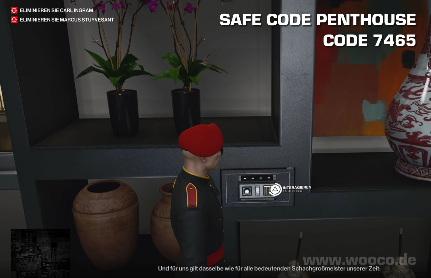 Hitman 3 Tür Codes und Safe Code Kombinationen