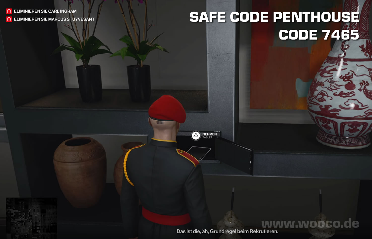 Hitman 3 Tür Codes und Safe Code Kombinationen