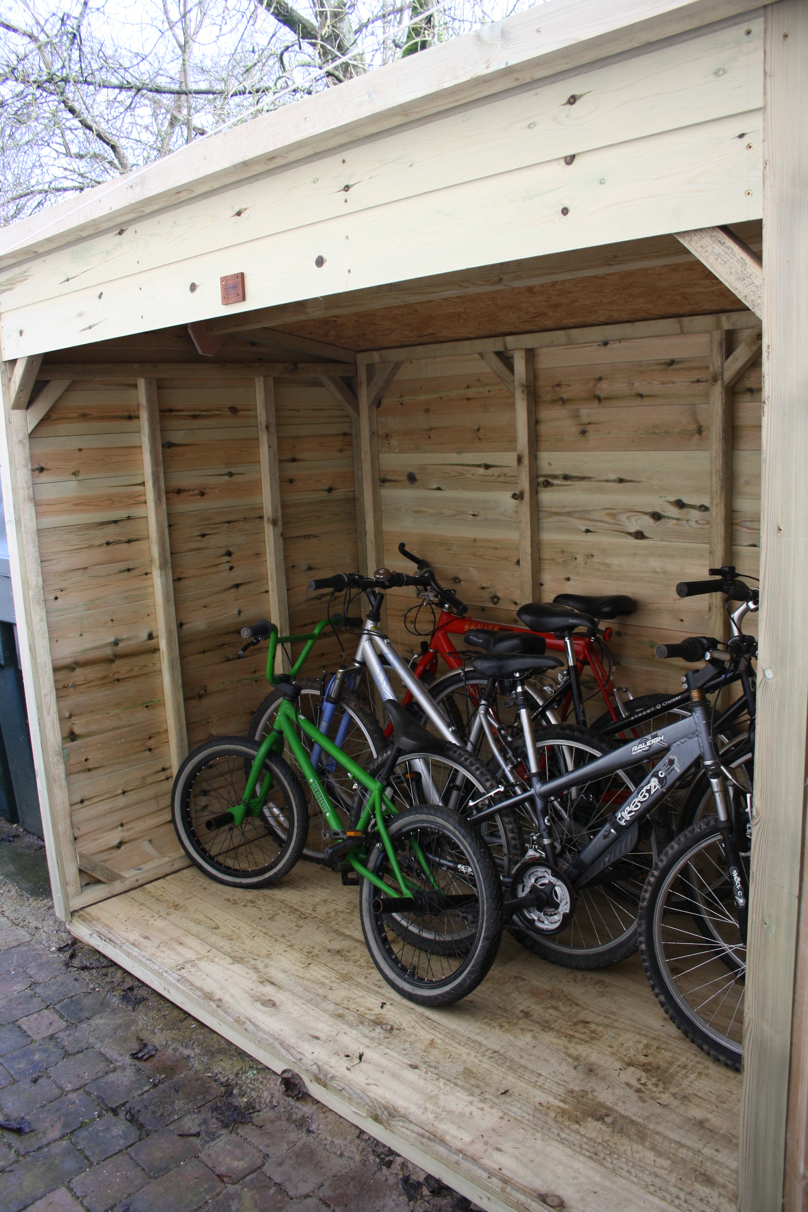 Bike Shed The Wooden Oakford, Devon