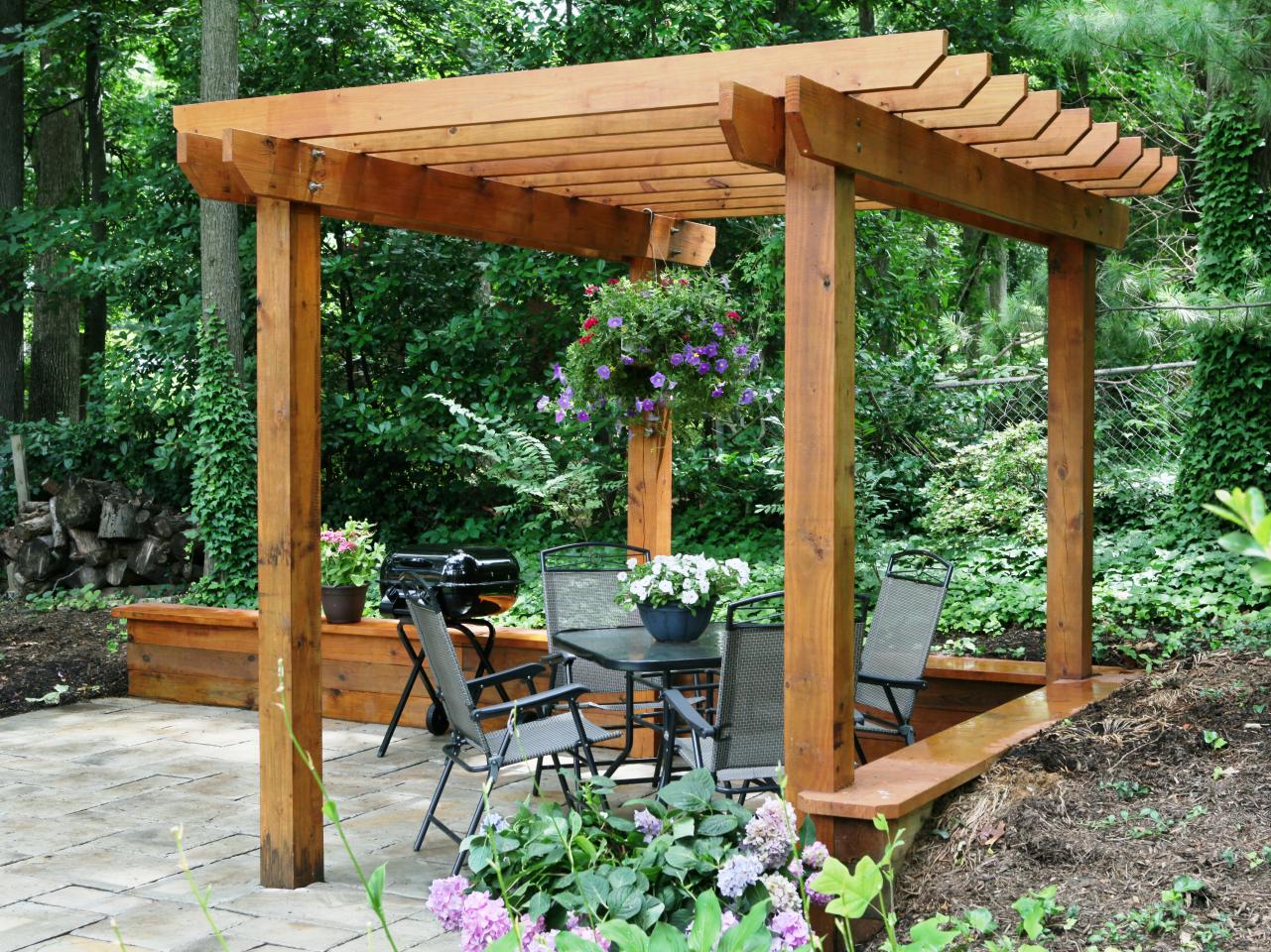 Beat the Heat with Pergolas and Gazebos Woodgrain