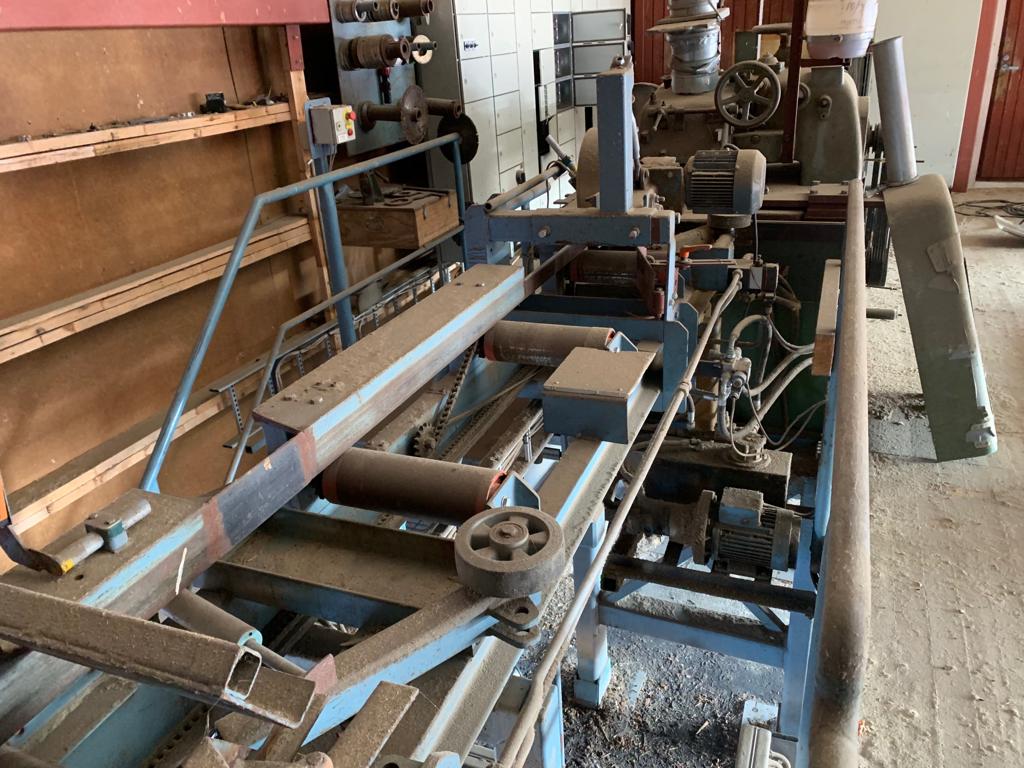 Reiman multirip saw with infeeding and unscrambler Wood Machinery Center
