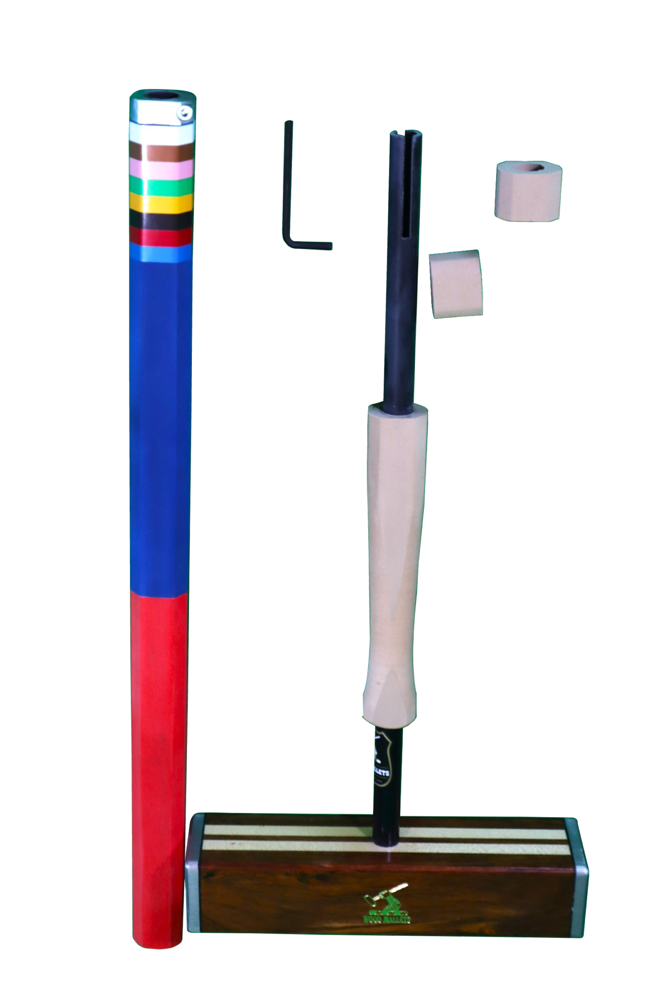 Evolution Croquet Mallet (Carbon shaft, stainless end plates) Wood