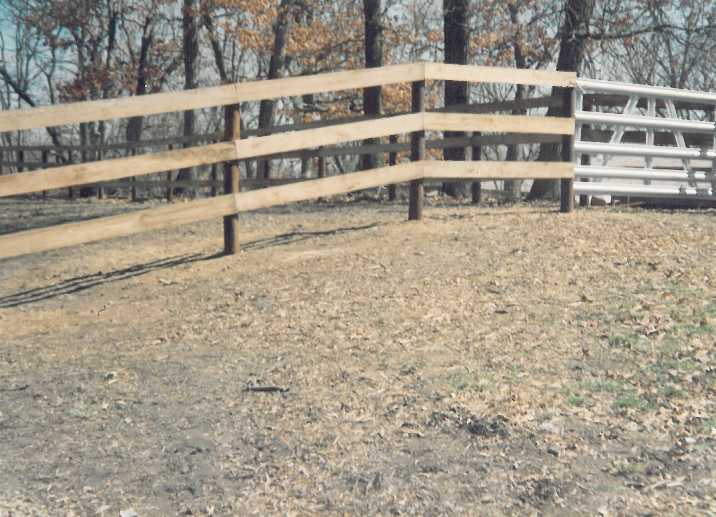 Wood Corral Fencing