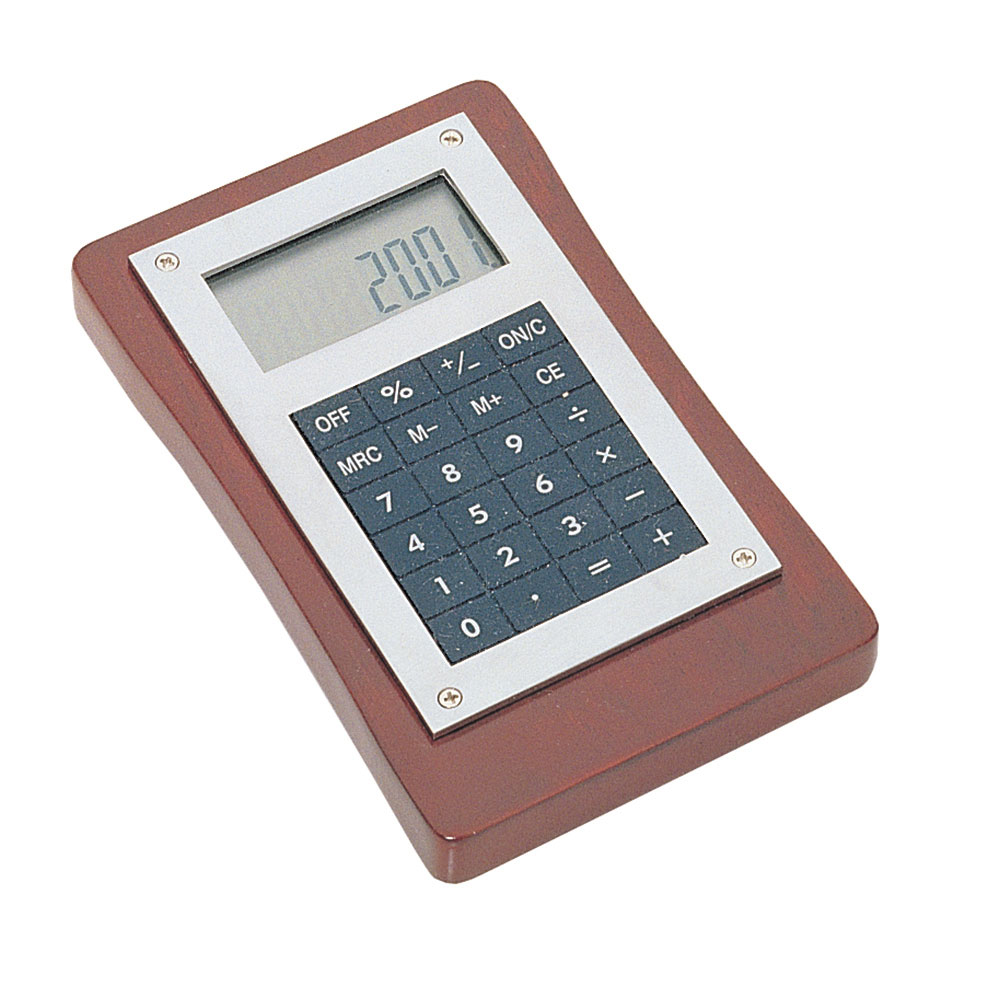 Wood Base Calculator in Rosewood Finish D397LR