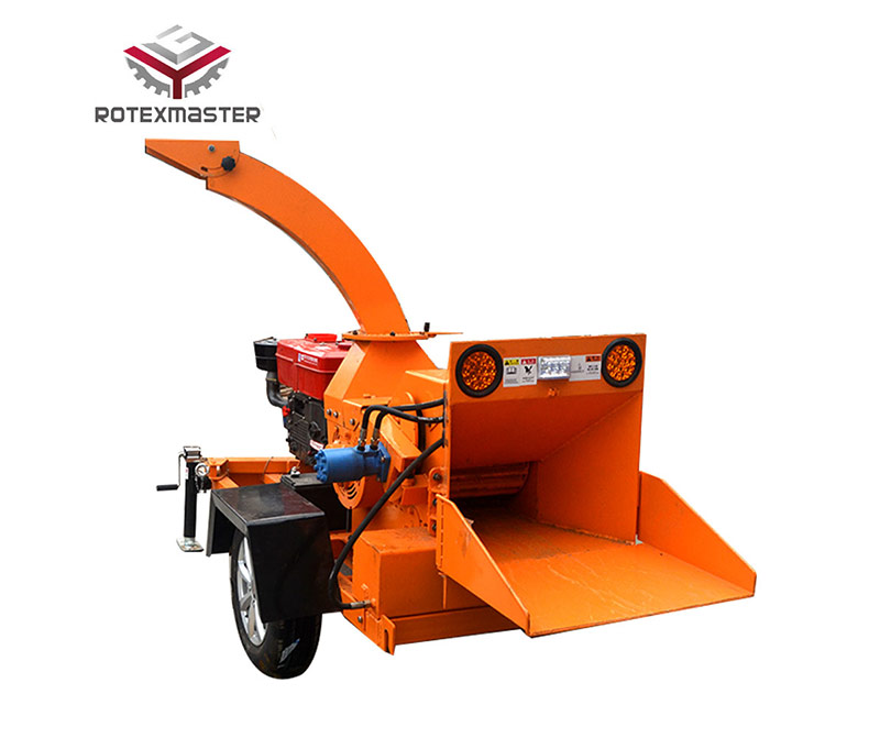 Rotexmaster Diesel Smaill Mobile Wood Chipper Crusher Machine