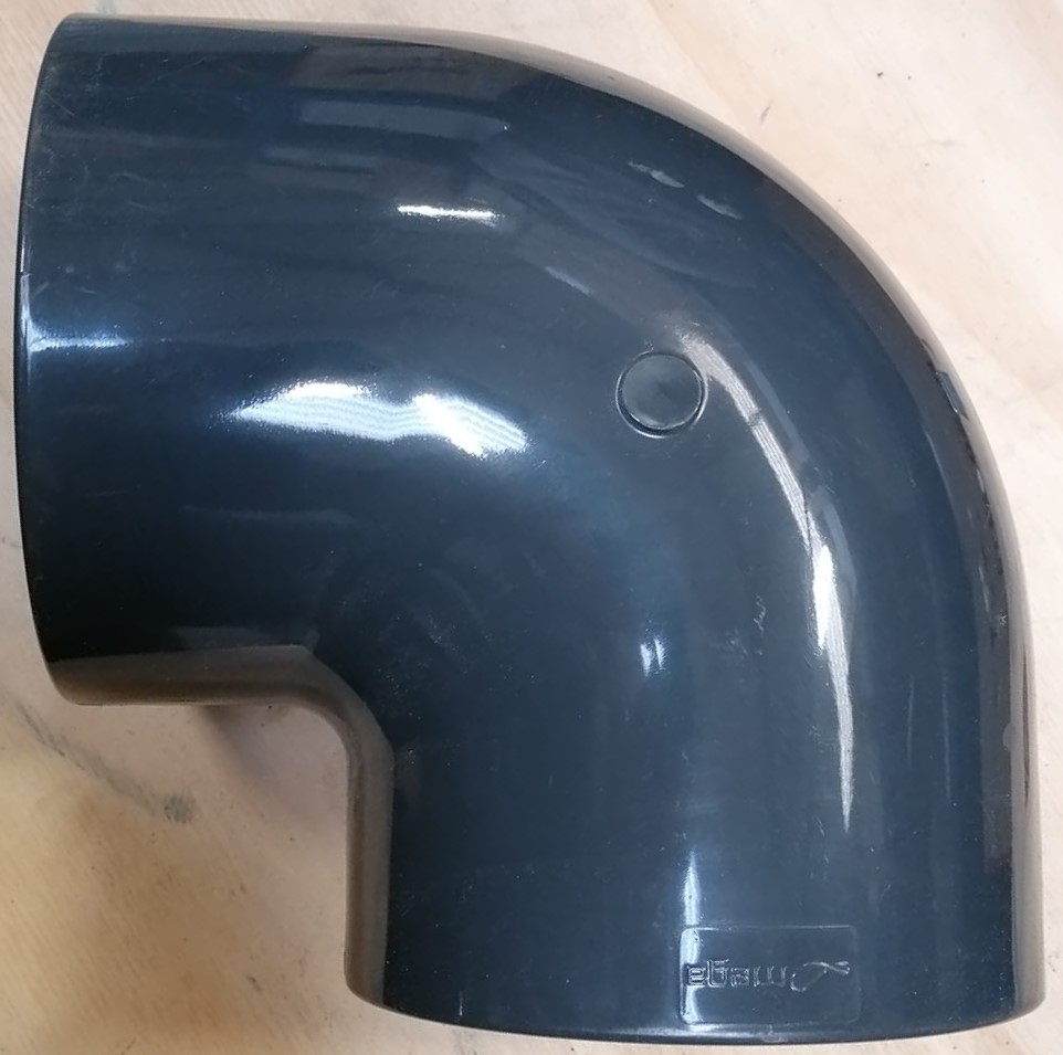 160mm PVC Solvent Weld 90° Elbow PN14 Woodside Fusion