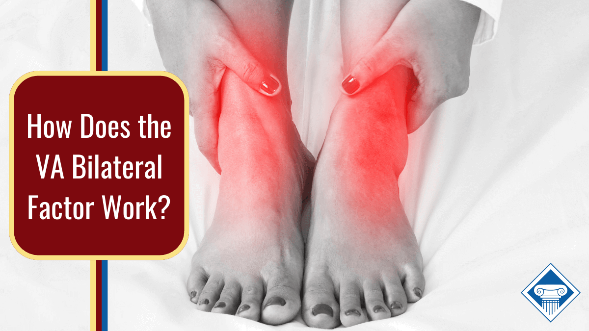 How does the VA bilateral factor work?