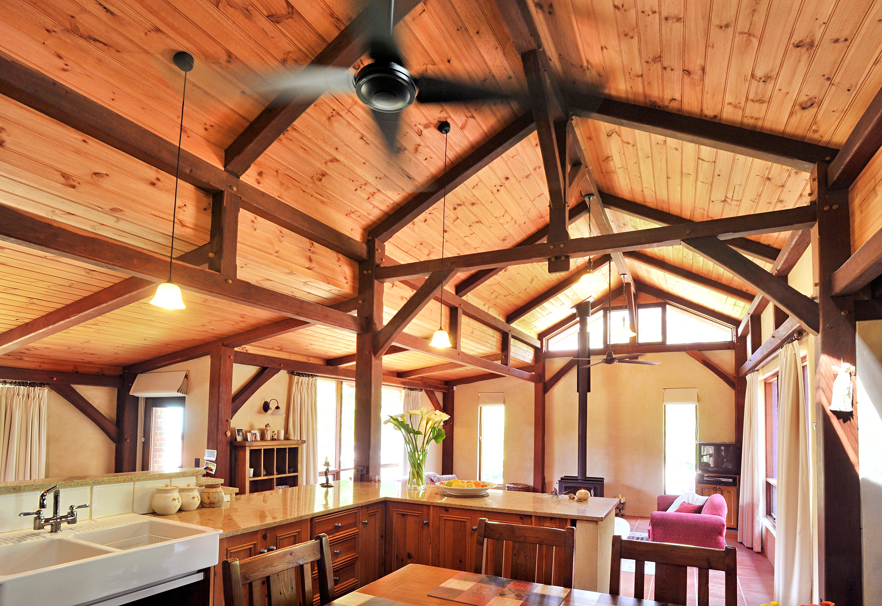 Traditional timber framed house in Norton Summit WoodSolutions