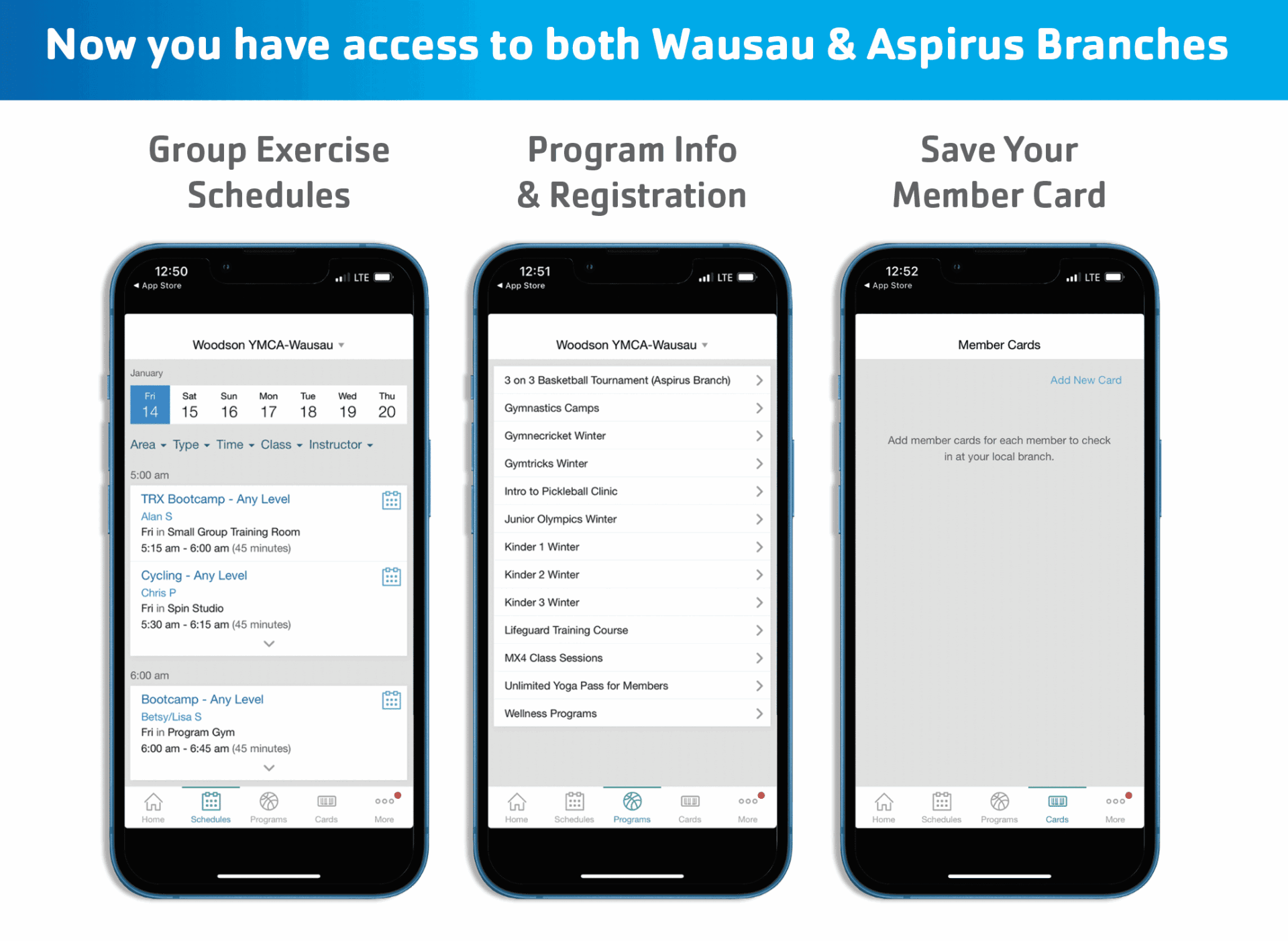 Mobile App Woodson YMCA