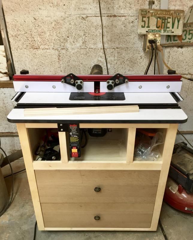 Router table tops General Woodworking Talk Wood Talk Online