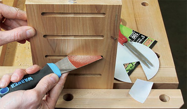 Sanding in Tight Quarters Woodworking Blog Videos Plans How To