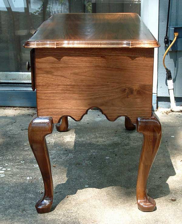 Queen Anne Dressing Table & Chair Woodworking Blog Videos Plans