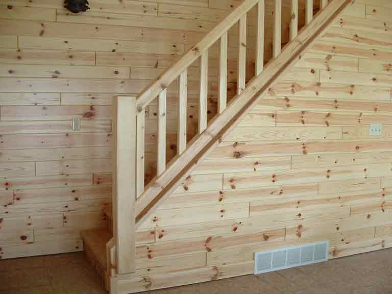 Log Railings and Stairs Cedar and Pine Log Railing Systems