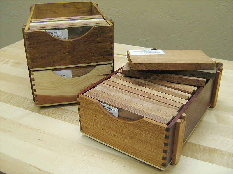 Project Idea Display Boxes for Wood Collector Samples Woodworkers