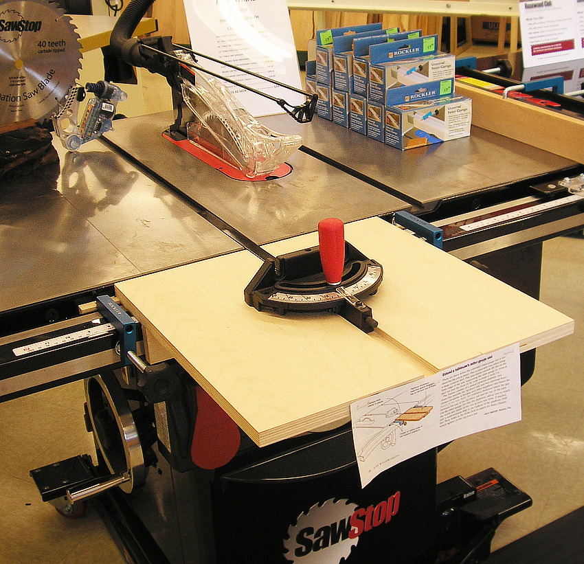 How to Extend Your Tablesaw’s Crosscut Capacity Woodworkers Source Blog