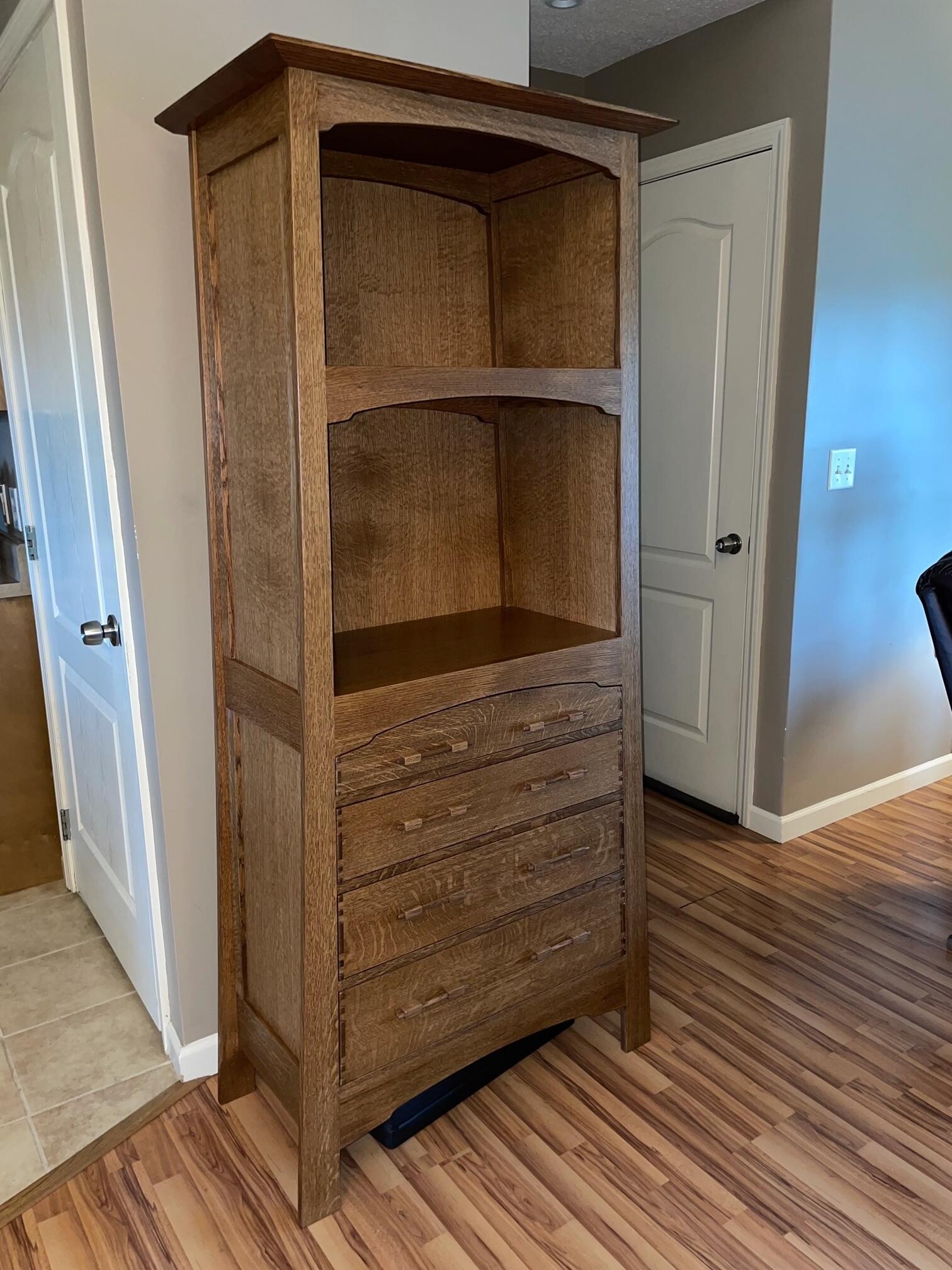 White Oak Armoire
