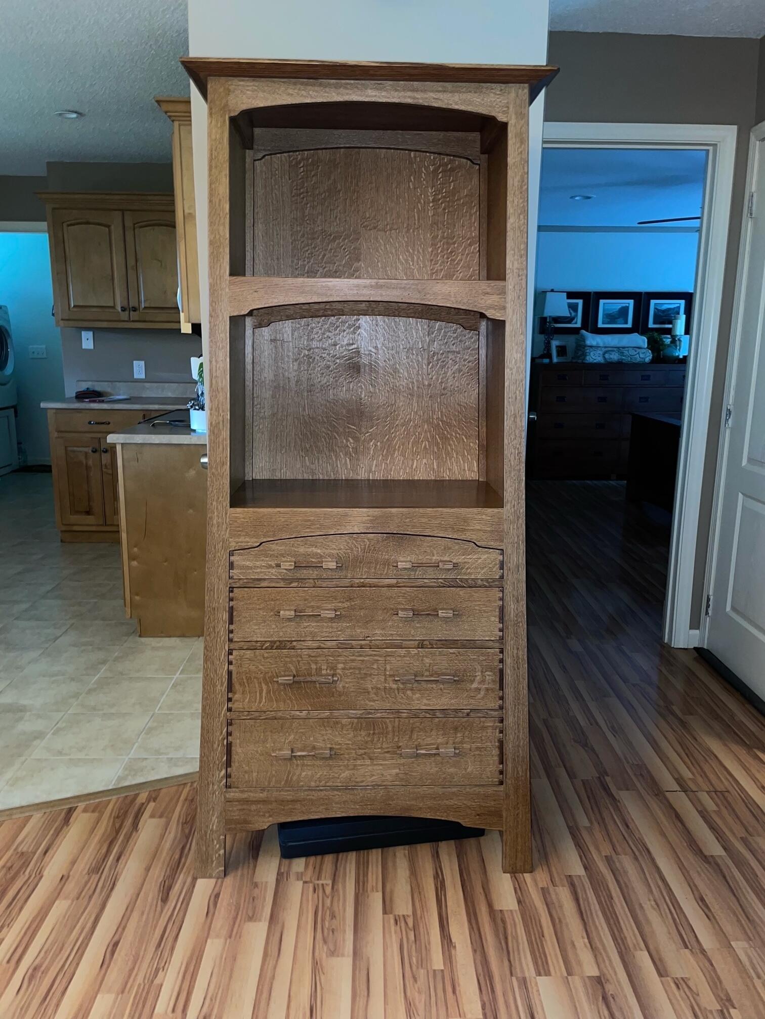 White Oak Armoire