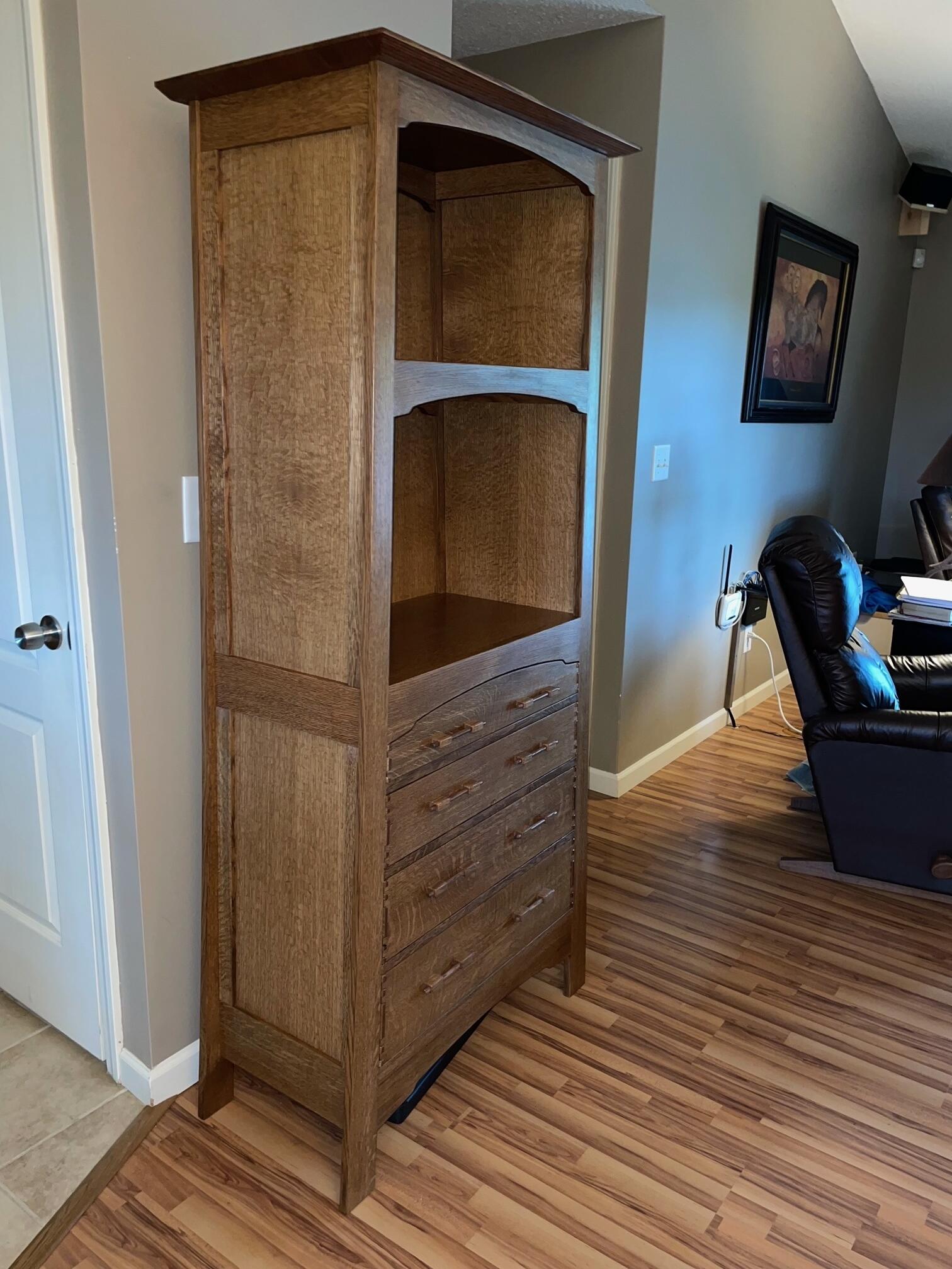 White Oak Armoire
