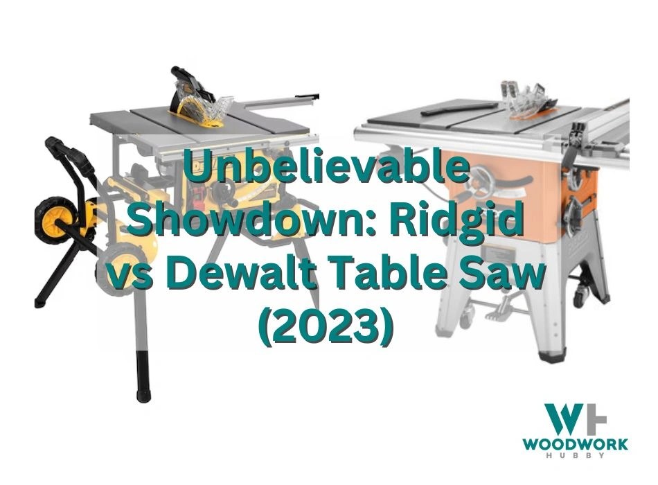 Unbelievable Showdown Ridgid vs Dewalt Table Saw (2023)