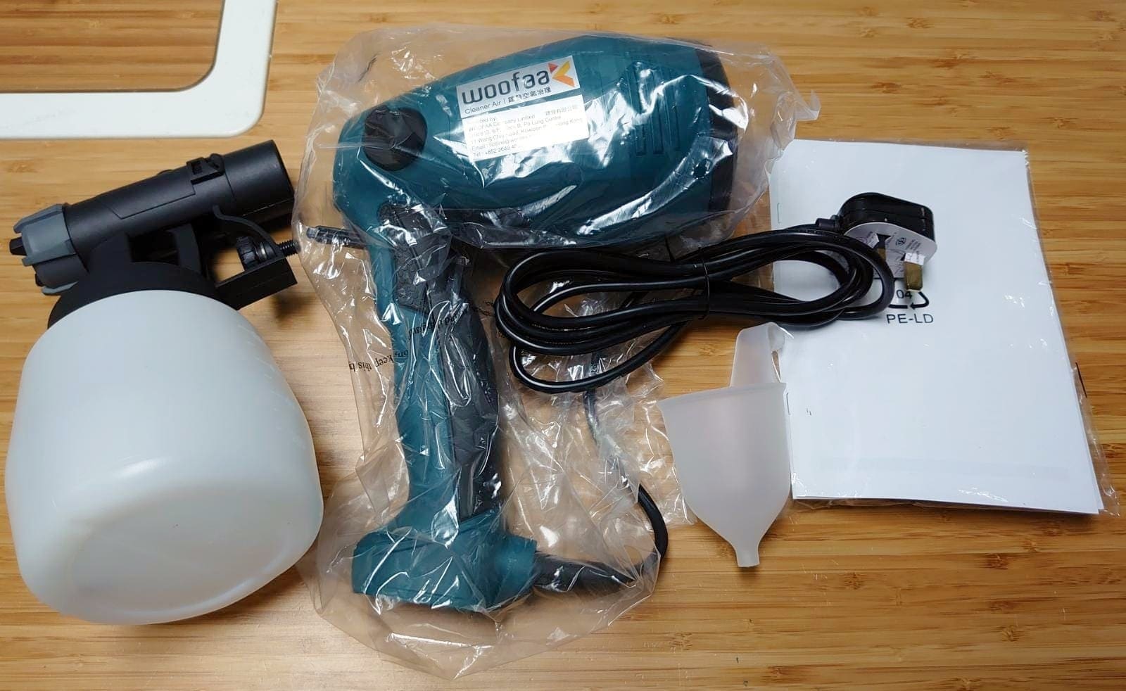 Spray Misting Fogger DIY Disinfection Fine Mist WOOFAA IAQ Cleaner Air