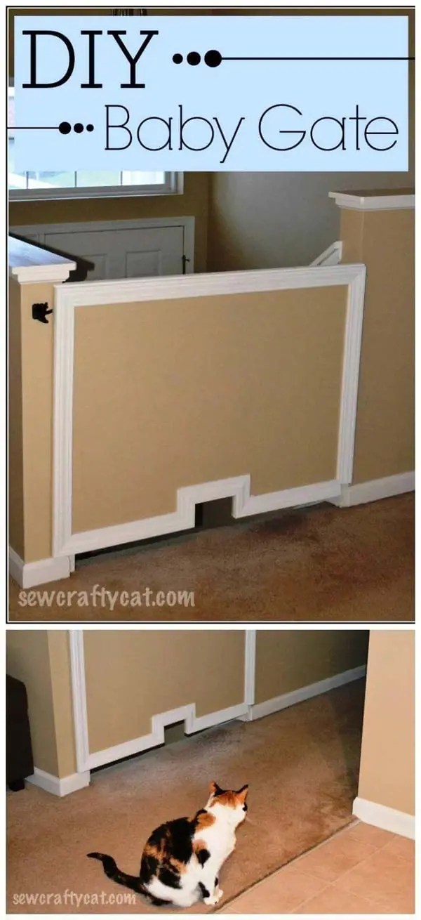 15 DIY Baby Gate Plans to keep Your Children Safe