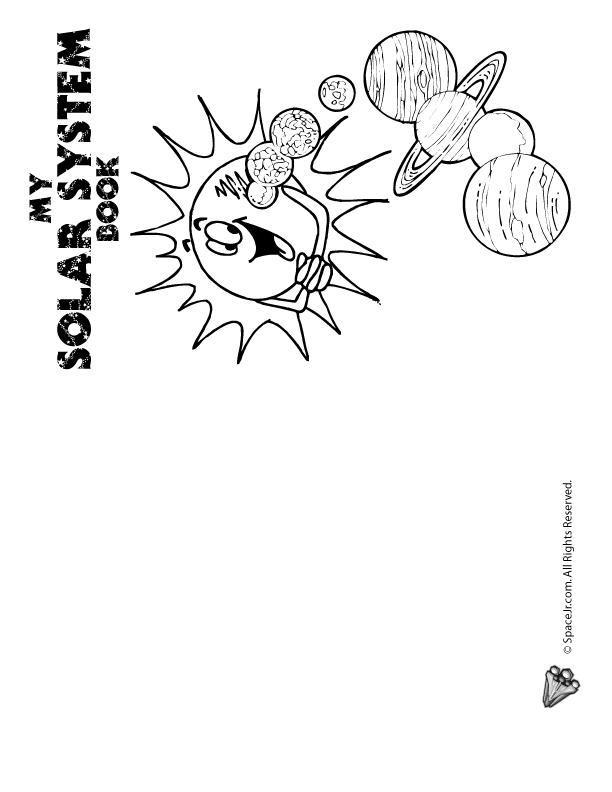Solar System Printable Mini Book Woo! Jr. Kids Activities