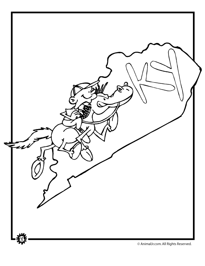 Kentucky Derby Coloring Page Woo! Jr. Kids Activities Children's