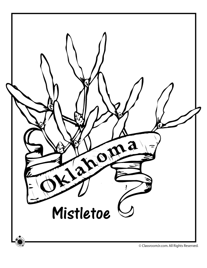 Oklahoma State Flower Coloring Page Woo! Jr. Kids Activities Oklahoma State Flower Coloring Page Woo! Jr. Kids Activities